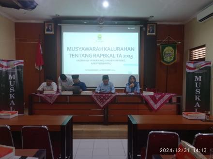 PEMBAHASAN DAN PENETAPAN APBKAL TAHUN ANGGARAN 2025